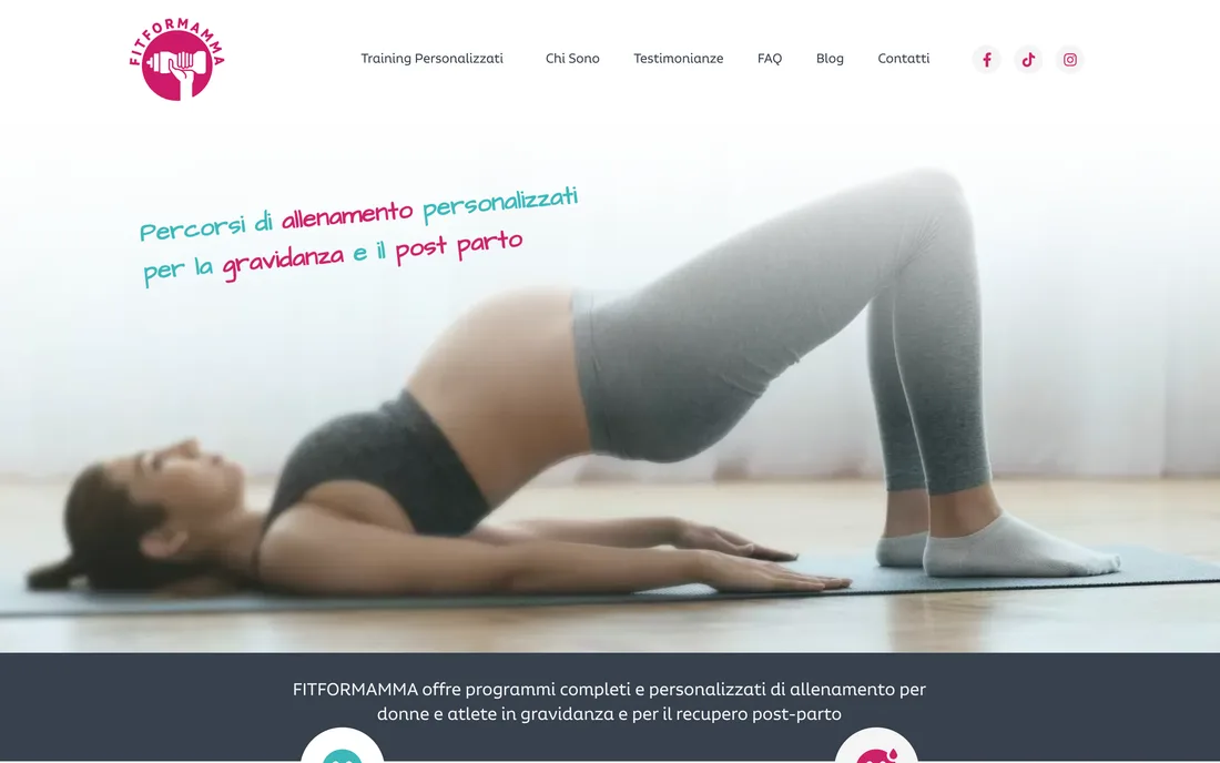 Anteprima del sito fitformamma.it